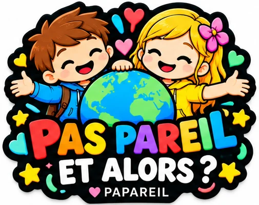 Exemple d’écusson PAPAREIL : Pas pareil, et alors ?